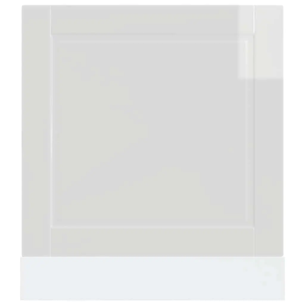 High Gloss White Dishwasher Panel for Kitchens