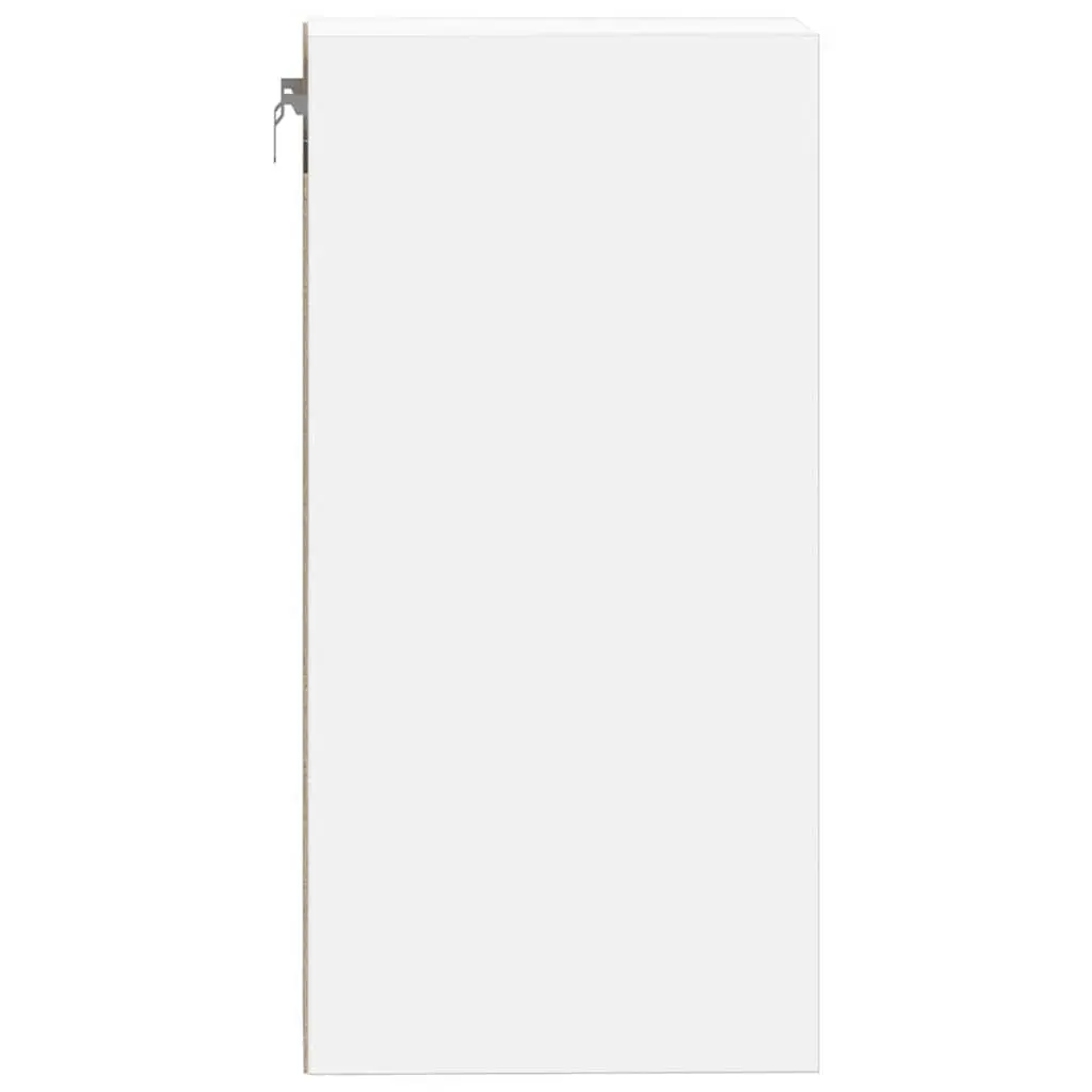Hanging Cabinet Wall-Mounted Kitchen Storage Engineered Wood 40x29.5x60cm White