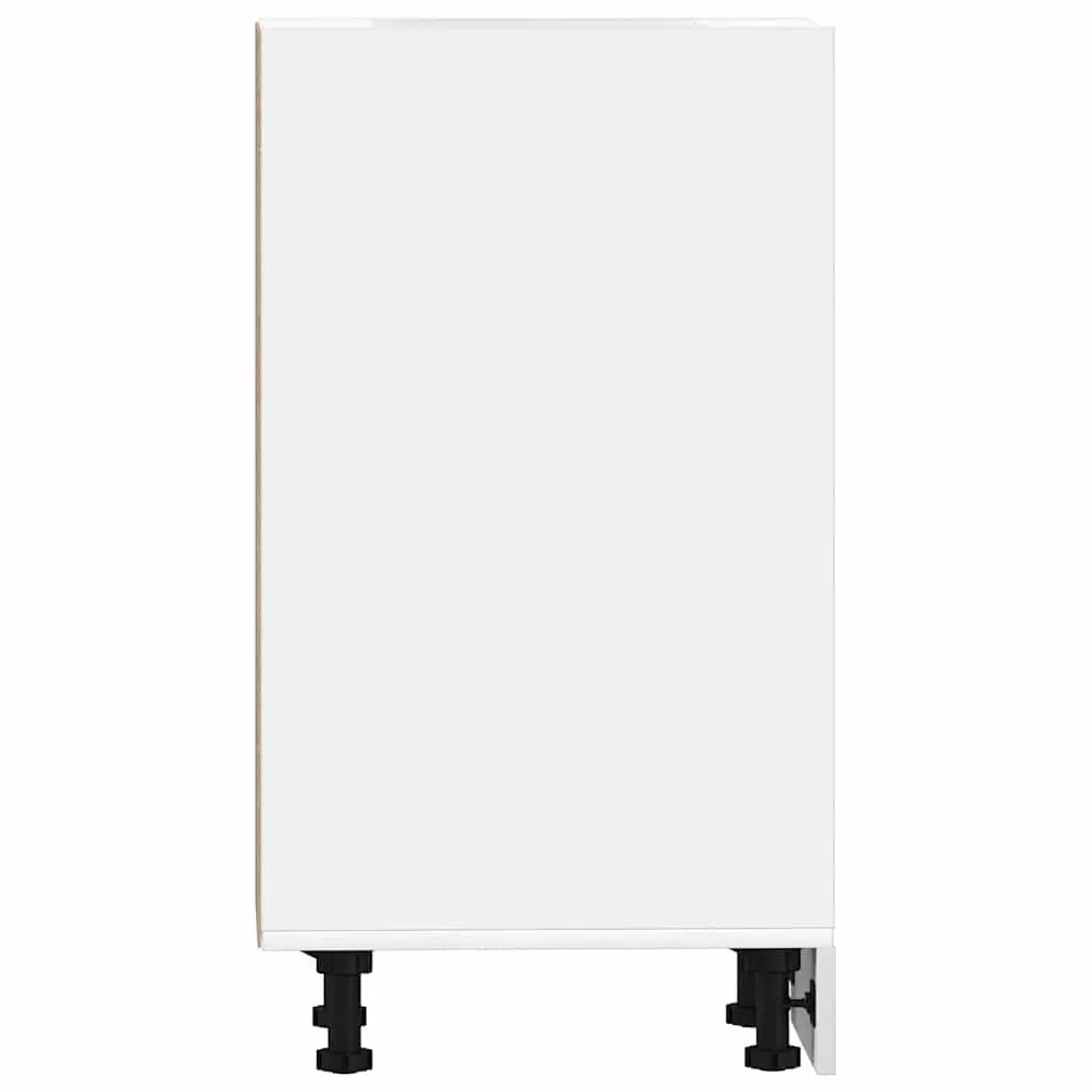 White Kitchen Cabinet for Storage Needs 30x44.5x81.5cm