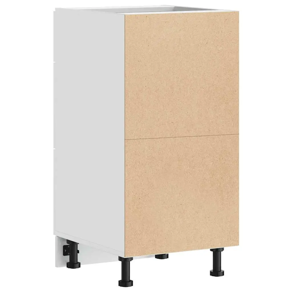 White Kitchen Cabinet 40x46x81.5cm for Storage
