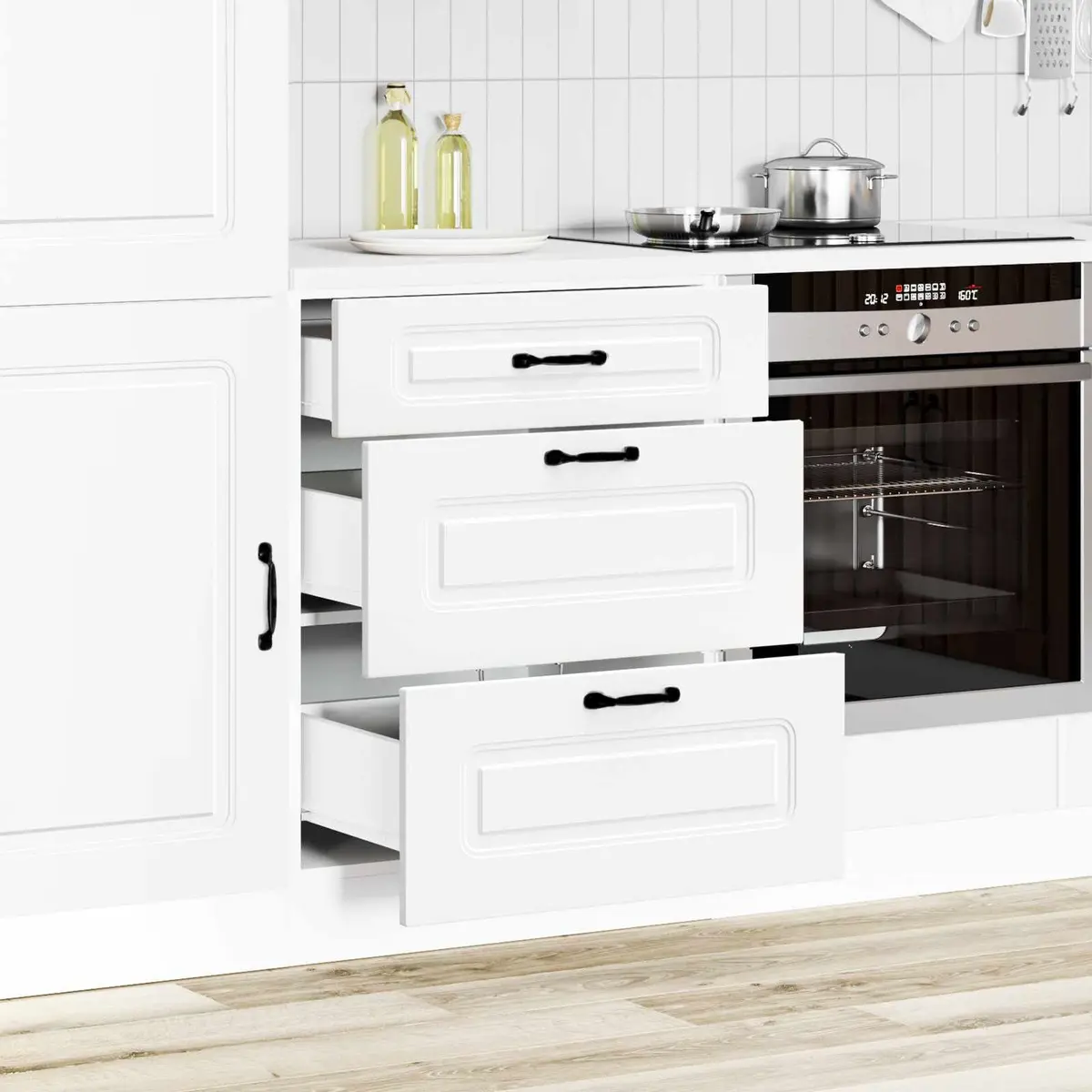 Kitchen Cabinet Offering Storage and Style