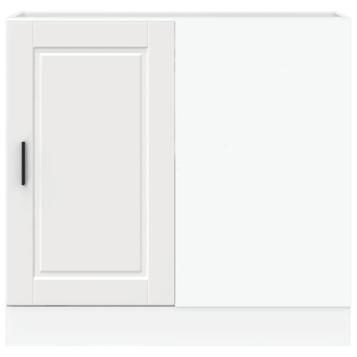 Kitchen Base Cabinet White Engineered Wood Storage Cupboard Furniture Doors