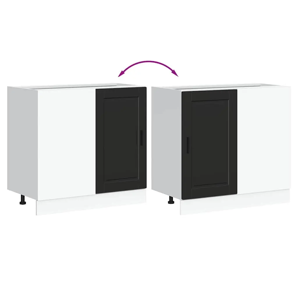 Black Kitchen Base Cabinet for Storage
