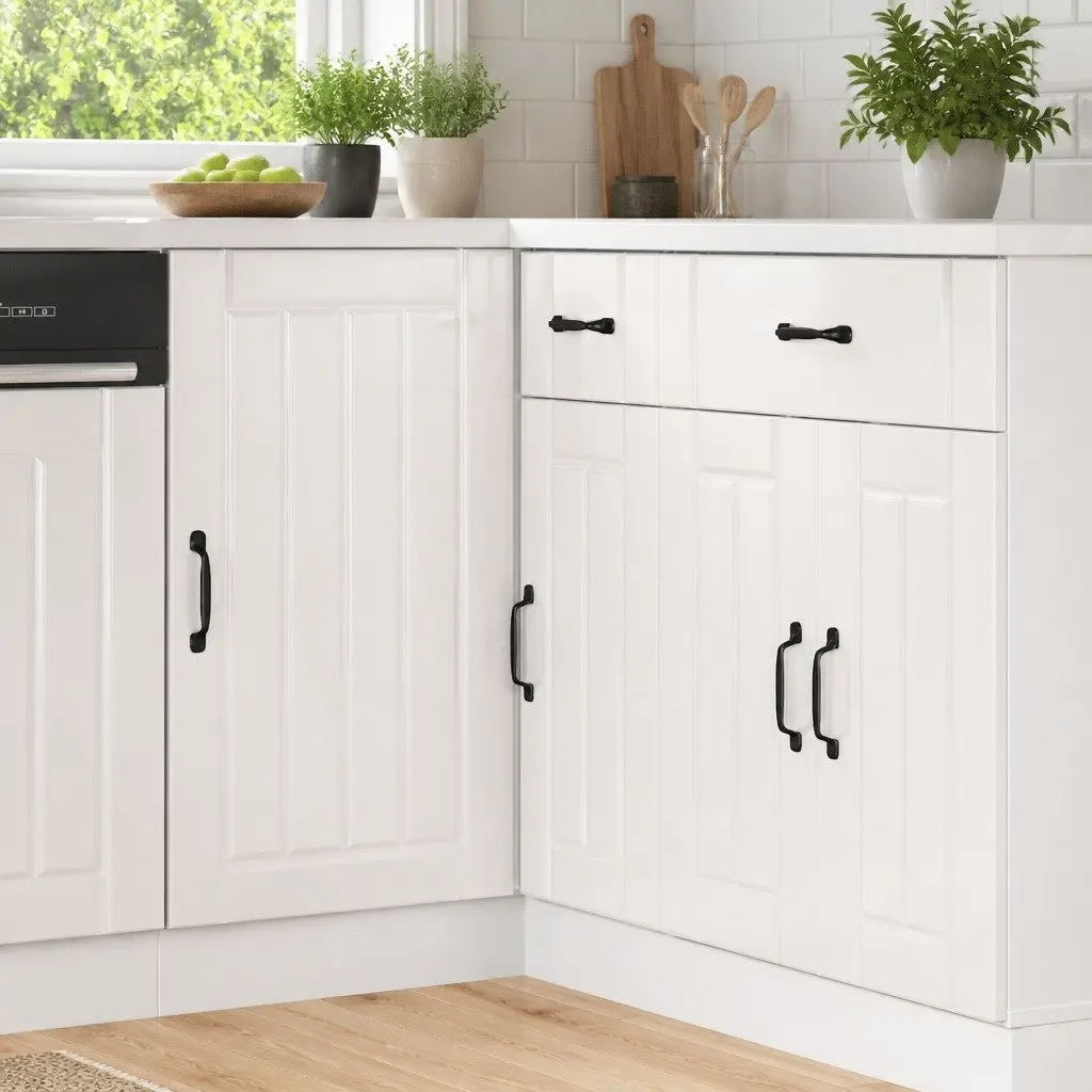 High Gloss White Kitchen Cabinet