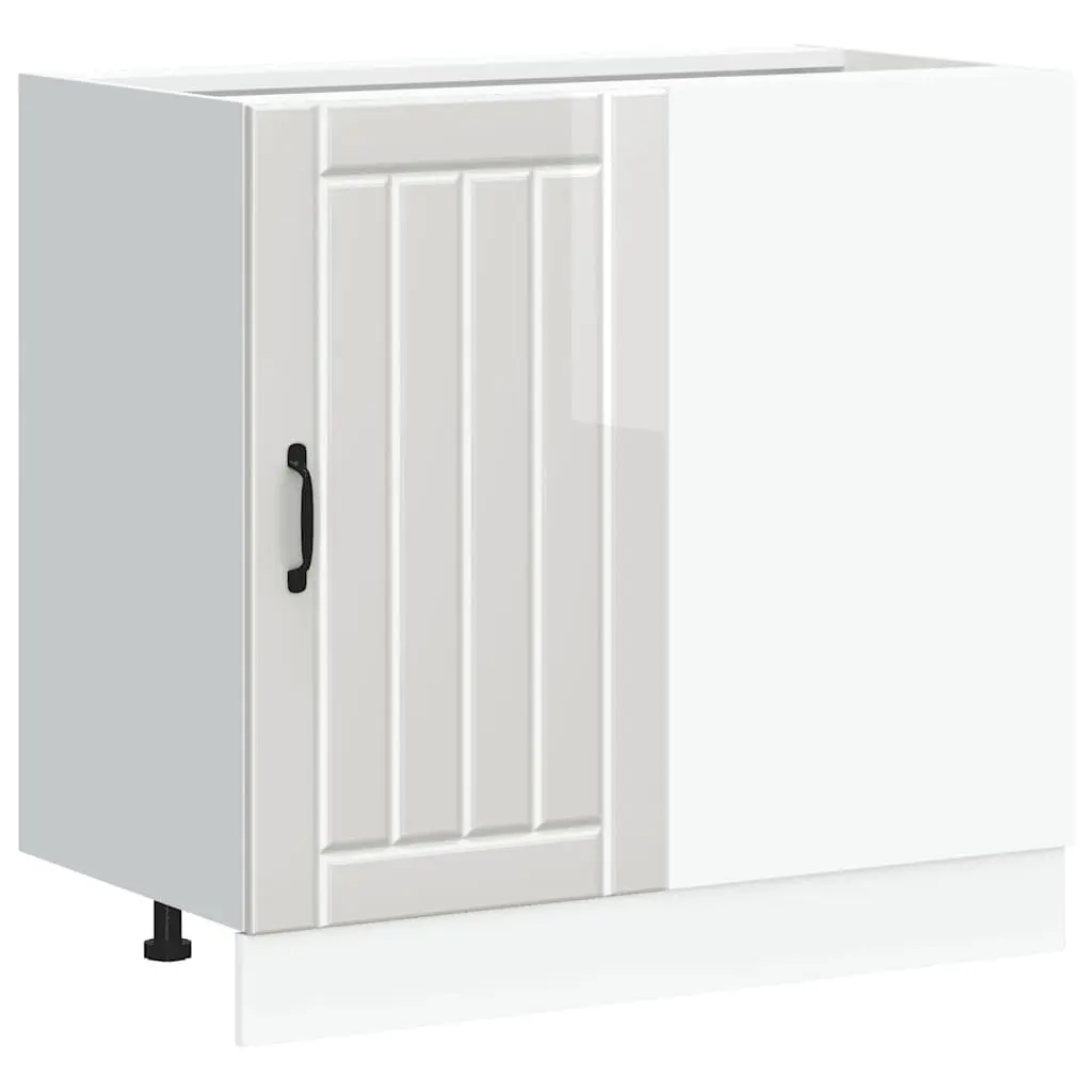 High Gloss White Kitchen Cabinet