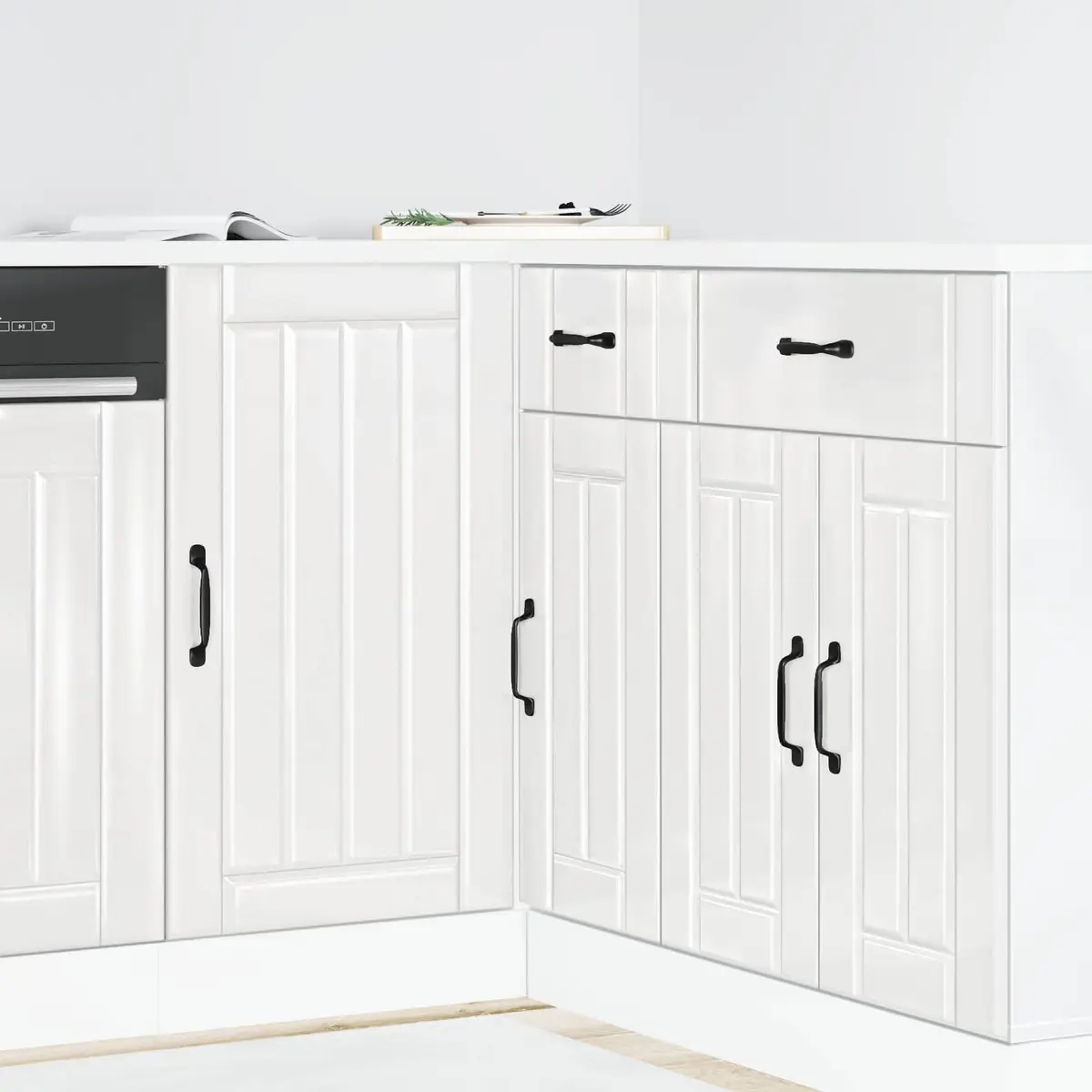 High Gloss White Kitchen Cabinet