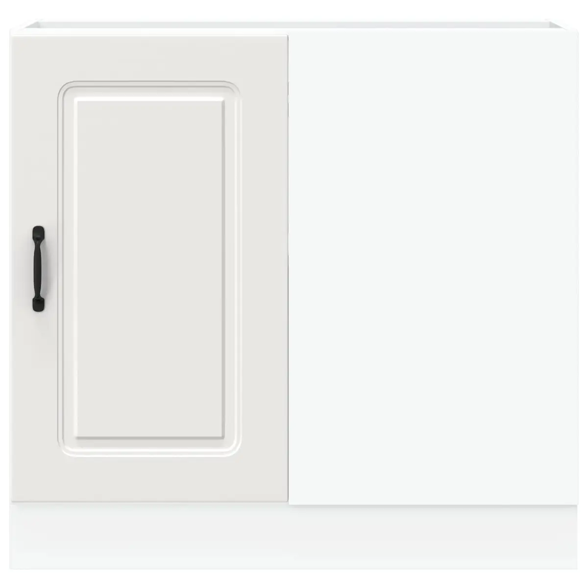 White Engineered Wood Kitchen Cabinet