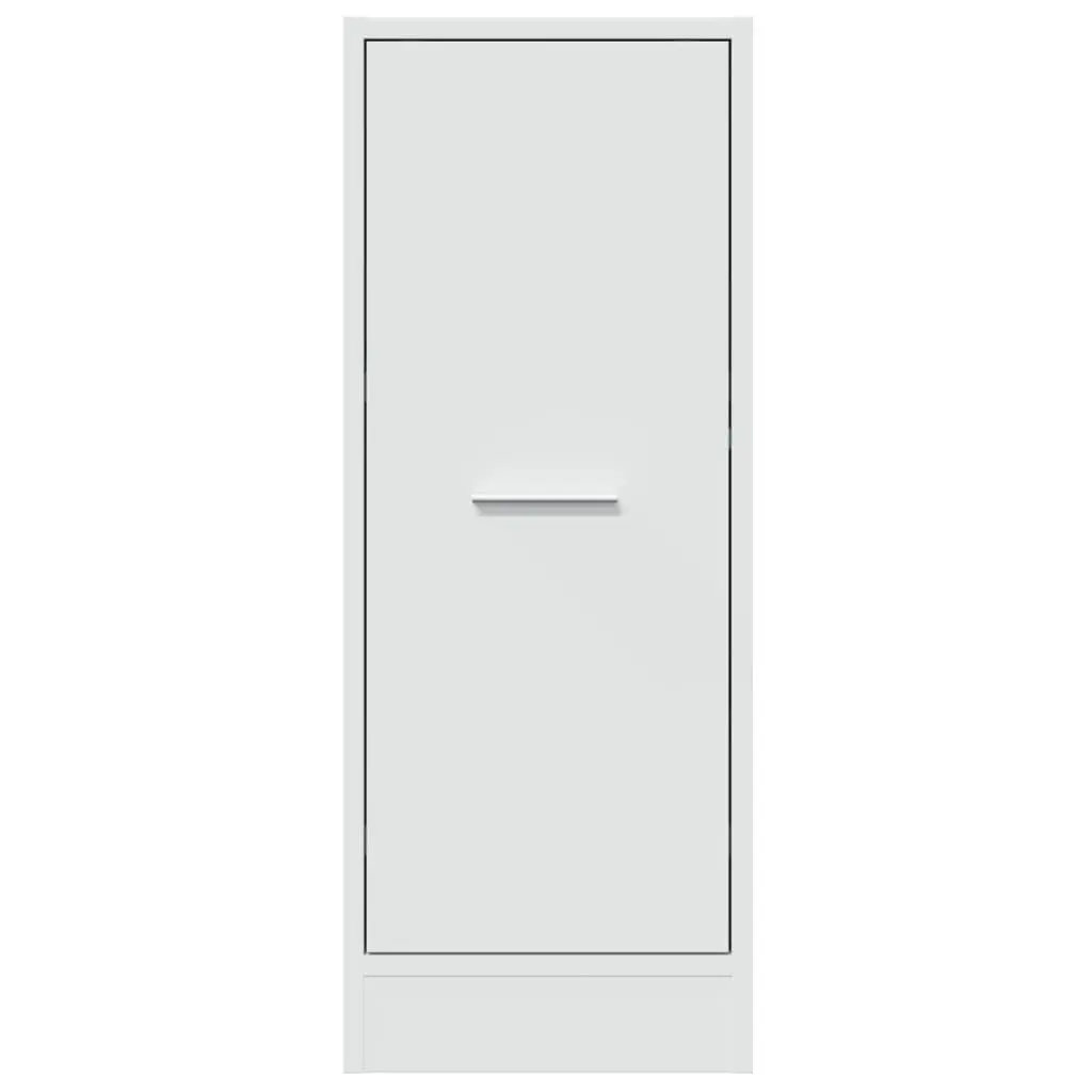 Apothecary Cabinet Storage Organizer White 30x41x77.5 cm Engineered Wood