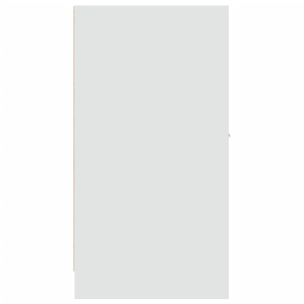 Apothecary Cabinet Storage Organizer White 30x41x77.5 cm Engineered Wood