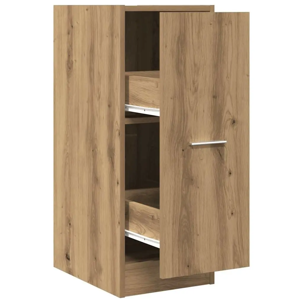 Apothecary Cabinet Storage Organizer Engineered Wood Brown 30 x 41 x 77.5 cm