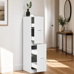 Reliable Storage with a White Apothecary Cabinet