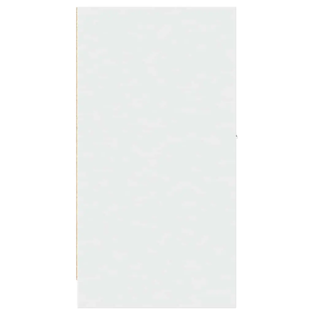 Apothecary Cabinet Storage Chest Engineered Wood White Decorative Bedroom 40 x 41 x 77.5 cm