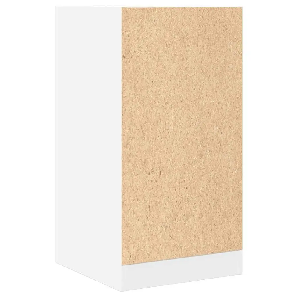 Apothecary Cabinet Storage Chest Engineered Wood White Decorative Bedroom 40 x 41 x 77.5 cm