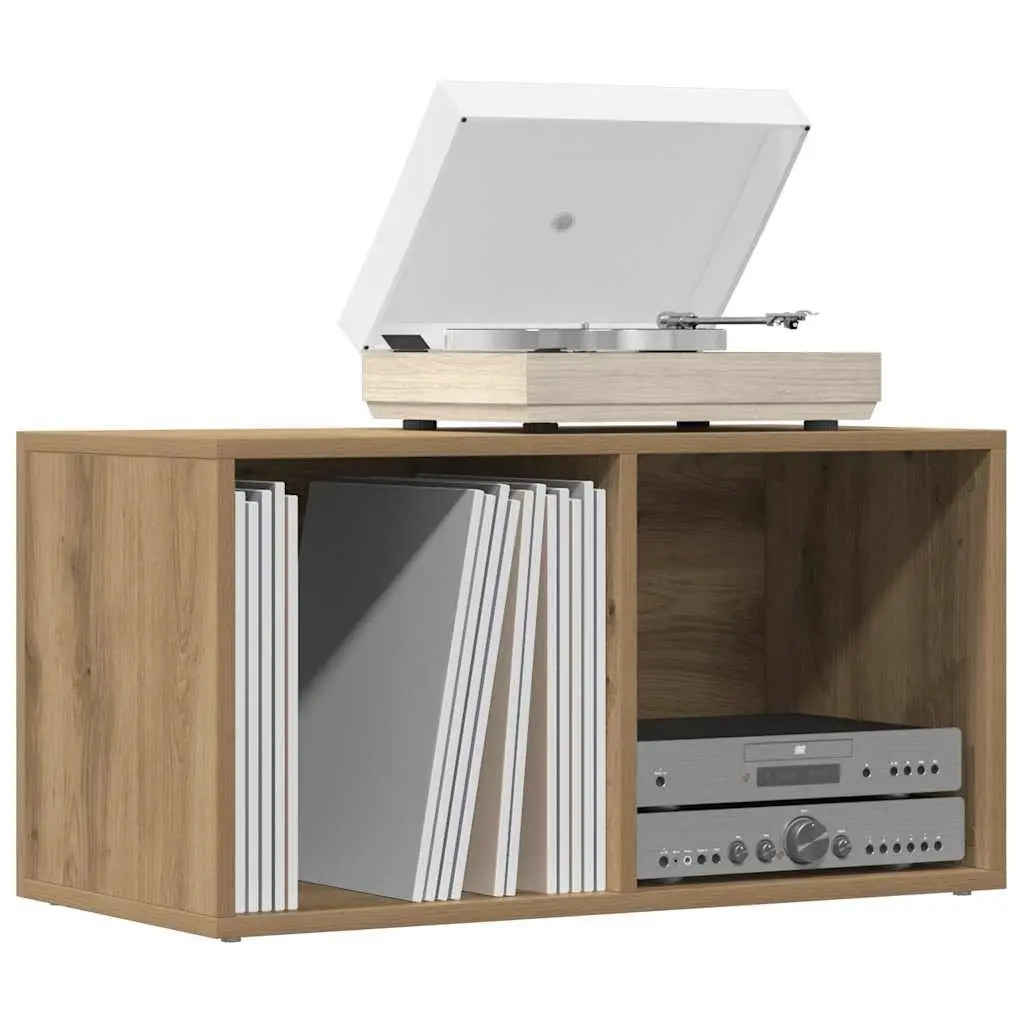 Engineered Wood Record Cabinet for Organization
