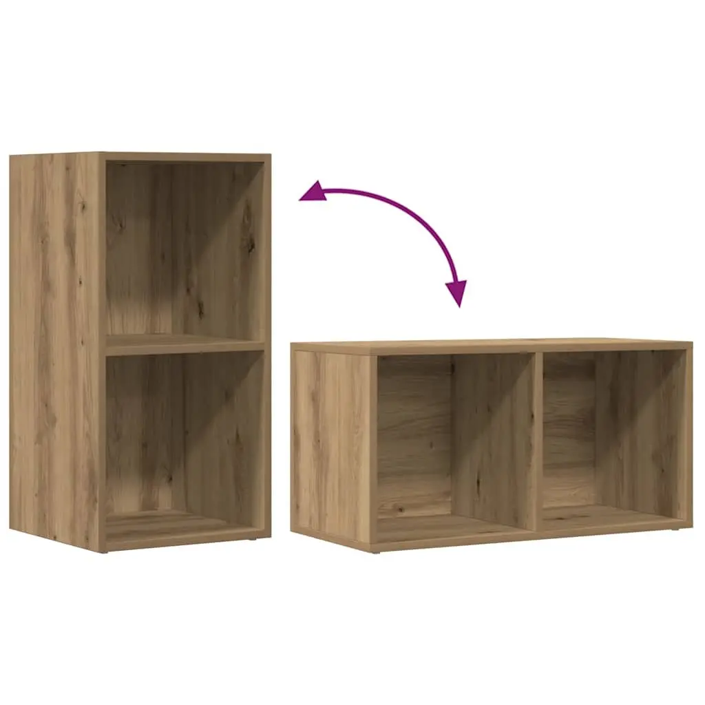 Engineered Wood Record Cabinet for Organization