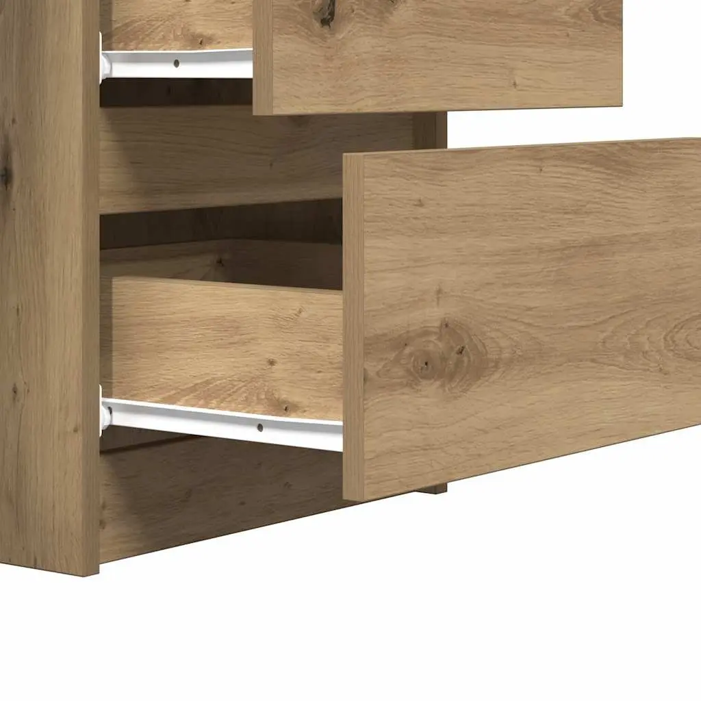 Writing Desk Home Office Study Table 140 x 50 x 77 cm Brown Engineered Wood