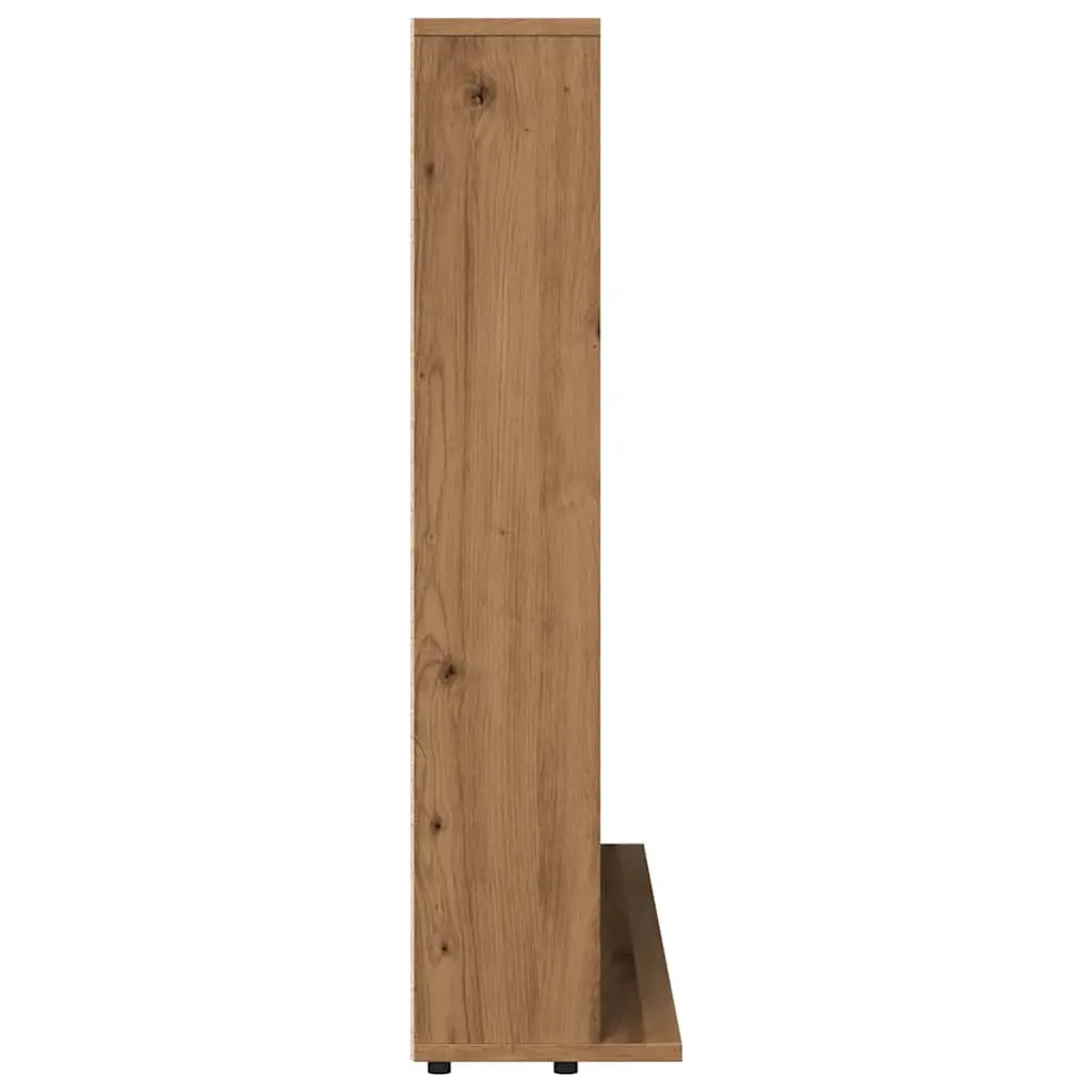 CD Cabinet Media Storage Organiser Rack 100x23x89.5cm Brown Engineered Wood
