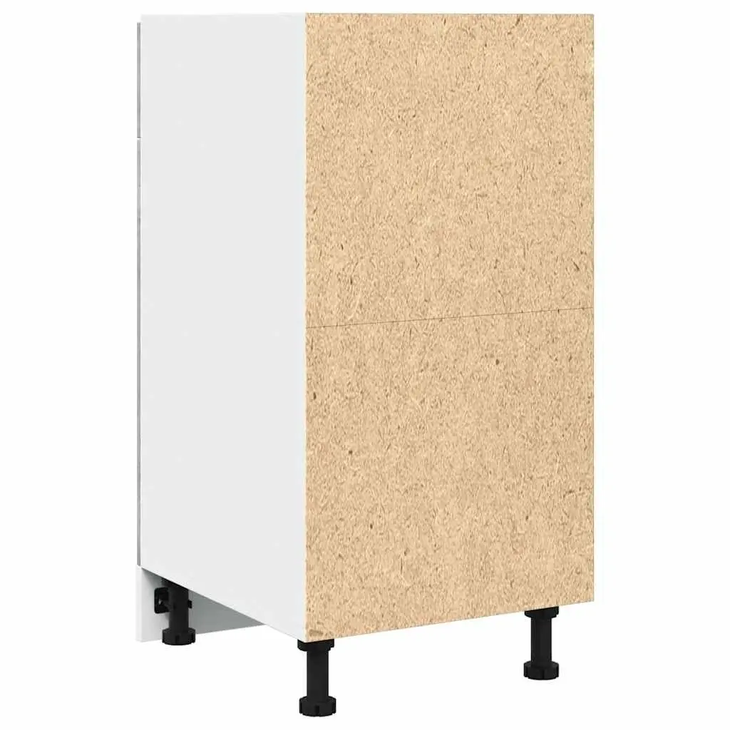 Kitchen Cabinet Grey Drawer Bottom Storage Unit 1 Drawer 2 Compartments