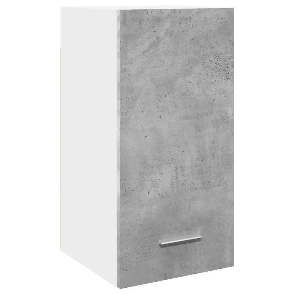 Hanging Cabinet Kitchen Storage Wall-Mounted Grey Engineered Wood 30x31x60cm