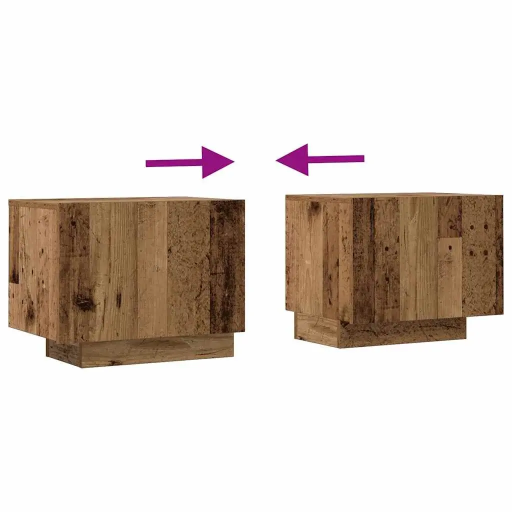 TV Stand Media Unit Entertainment Cabinet Old Wood Style 100x35x40cm Brown