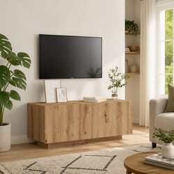 Durable Brown Engineered Wood TV Cabinet for Value