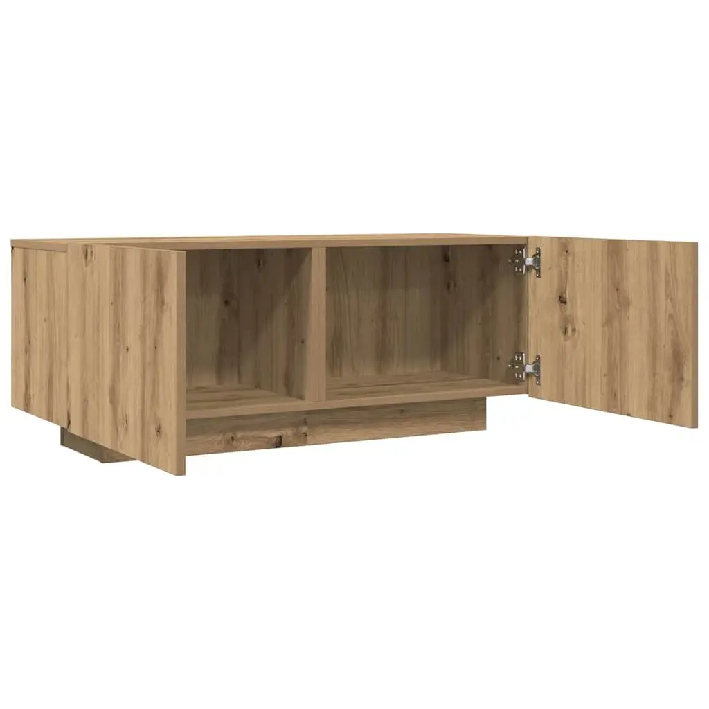 TV Cabinet Brown Engineered Wood Media Unit Storage Compartments 100x35x40 cm