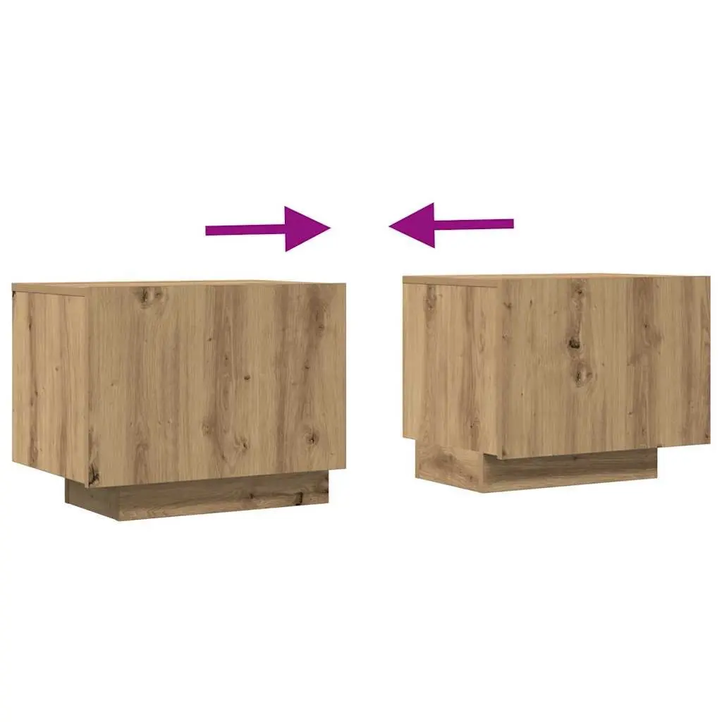 TV Cabinet Brown Engineered Wood Media Unit Storage Compartments 100x35x40 cm