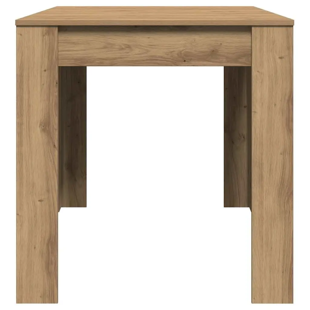 Dining Table Kitchen Breakfast Sturdy Brown Engineered Wood 140 x 74.5 x 76 cm