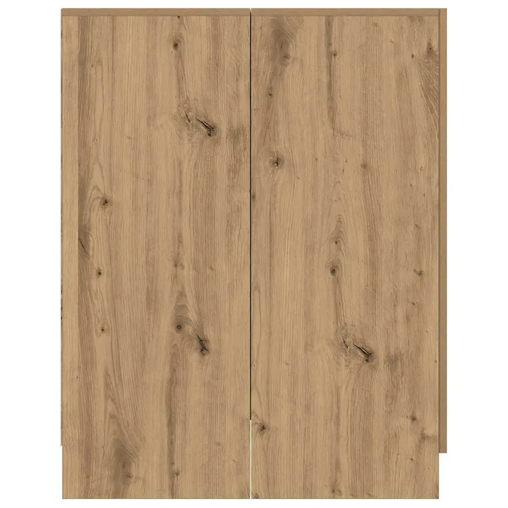 Washing Machine Cabinet Storage Cupboard 2 Door Artisan Oak Bathroom Laundry