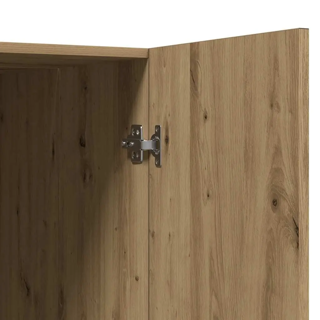 Washing Machine Cabinet Storage Cupboard 2 Door Artisan Oak Bathroom Laundry
