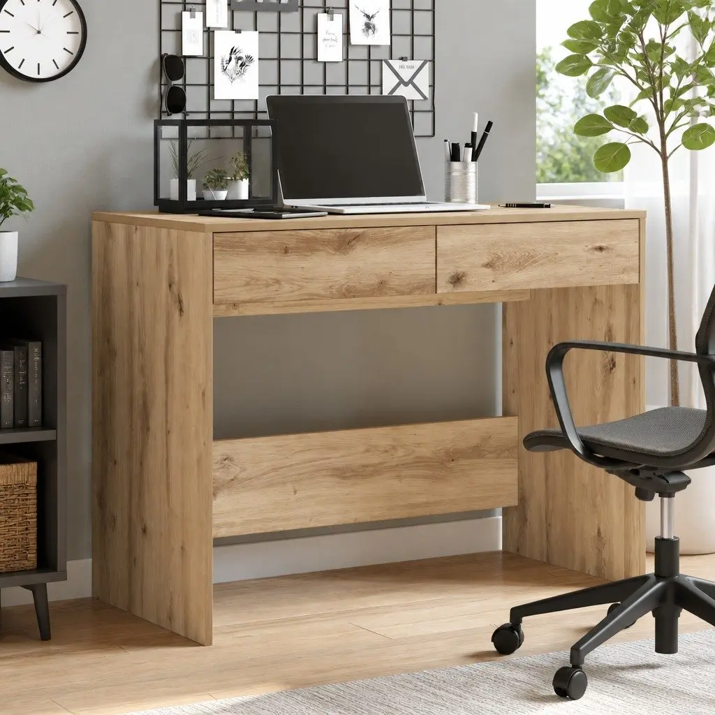 Engineered Wood Desk with Ample Storage Space