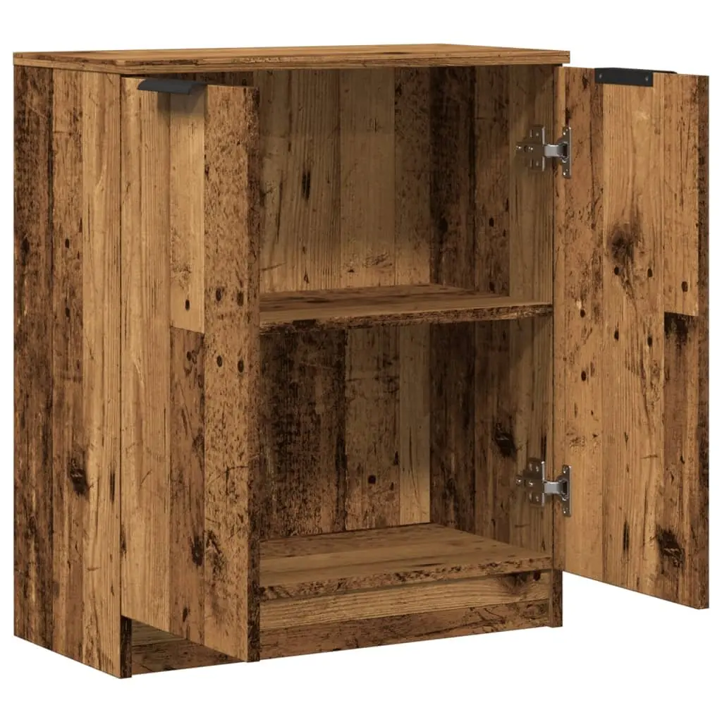 Sideboard Storage Unit Engineered Wood 60x30x70cm Old Wood Brown