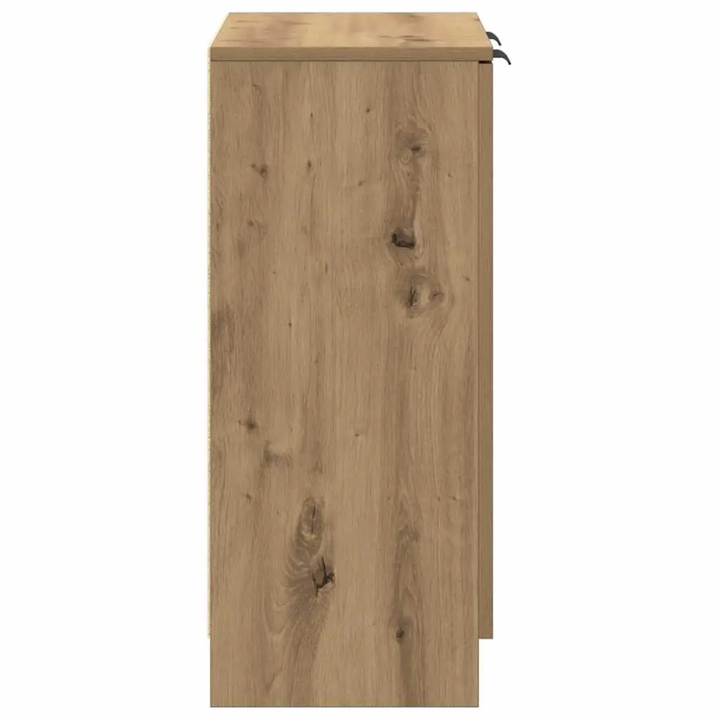 Engineered Wood Sideboard Cabinet Brown Storage and Display Unit 60x30x70cm