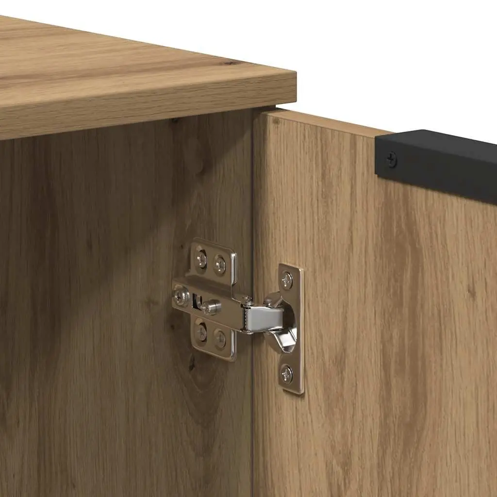 Engineered Wood Sideboard Cabinet Brown Storage and Display Unit 60x30x70cm