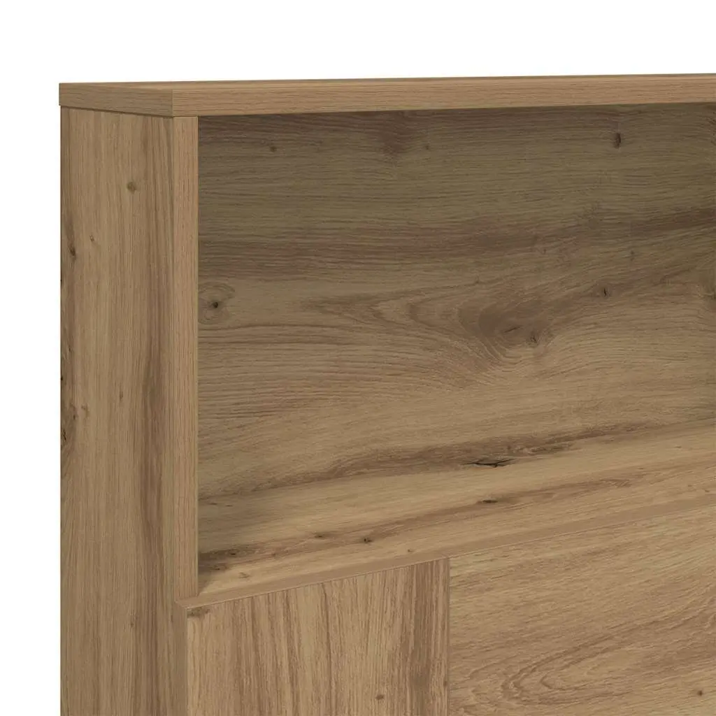 Brown Headboard Cabinet with Ample Storage