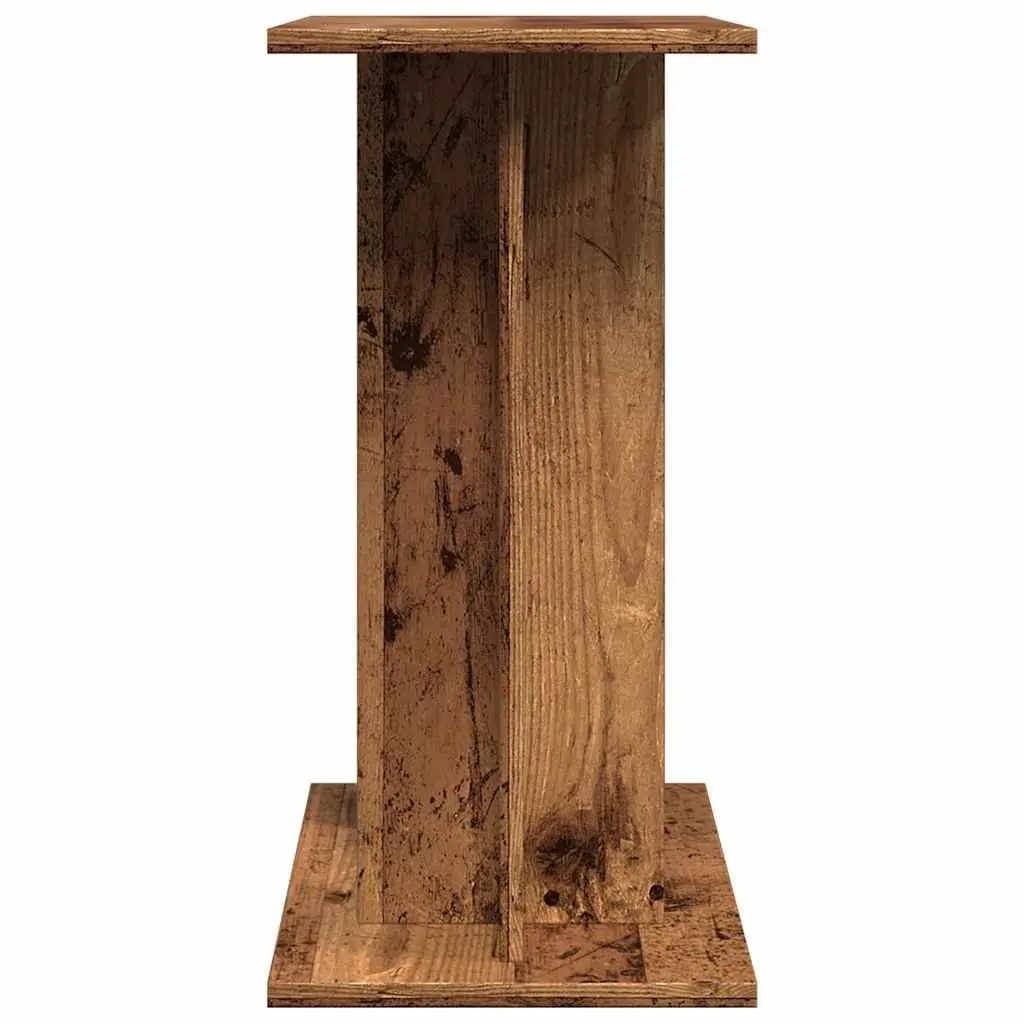Aquarium Stand Fish Tank Cabinet 60x30x60 cm 3 Tier Storage Old Wood Look