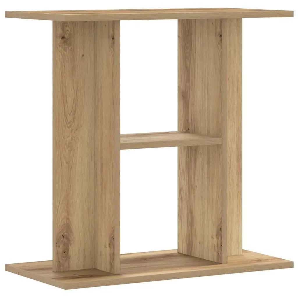 Aquarium Stand 60x30x60 cm Brown Engineered Wood 3 Tier Storage for Fish Tank