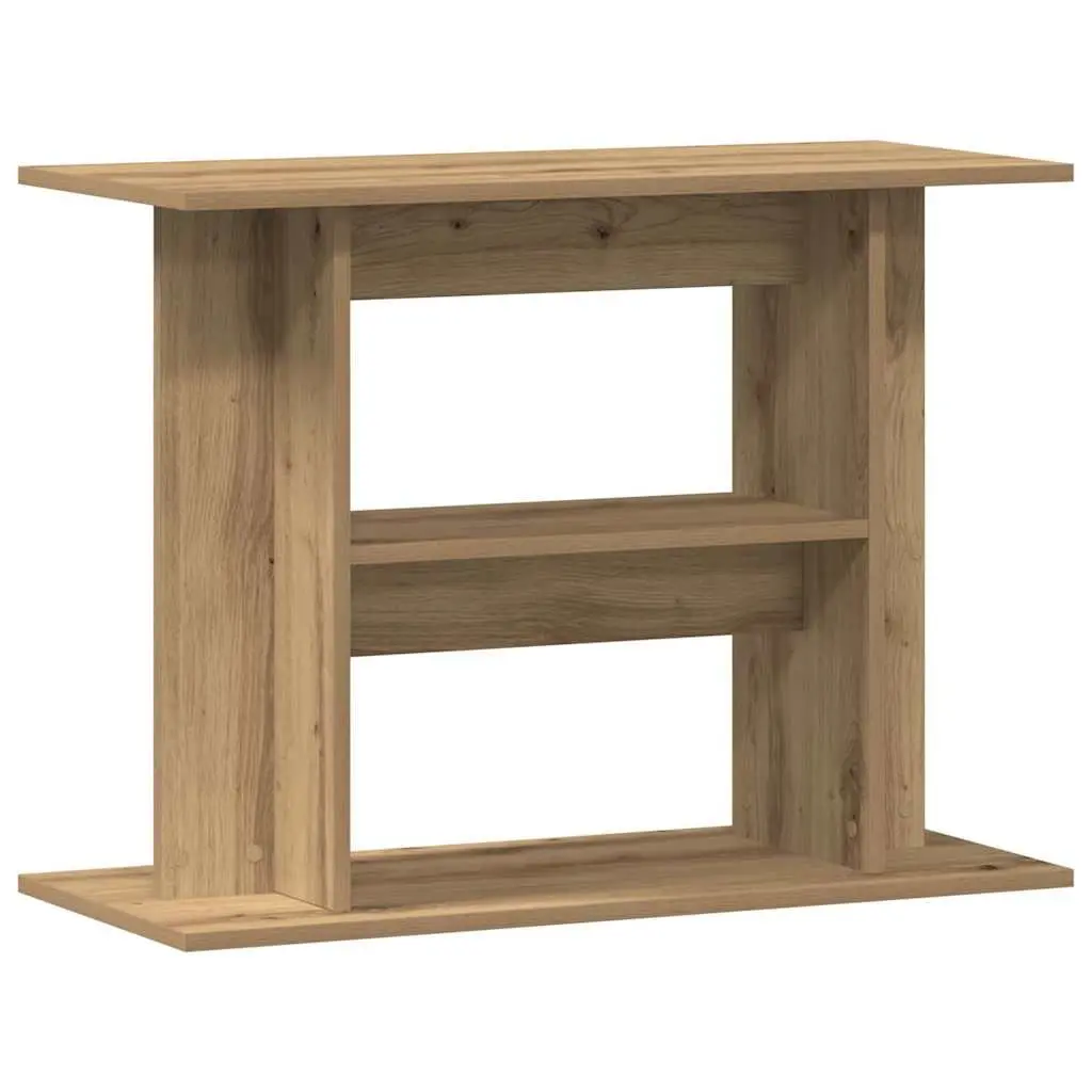 Aquarium Stand 80x35x60 cm Brown Engineered Wood 3 Tier Fish Tank Cabinet