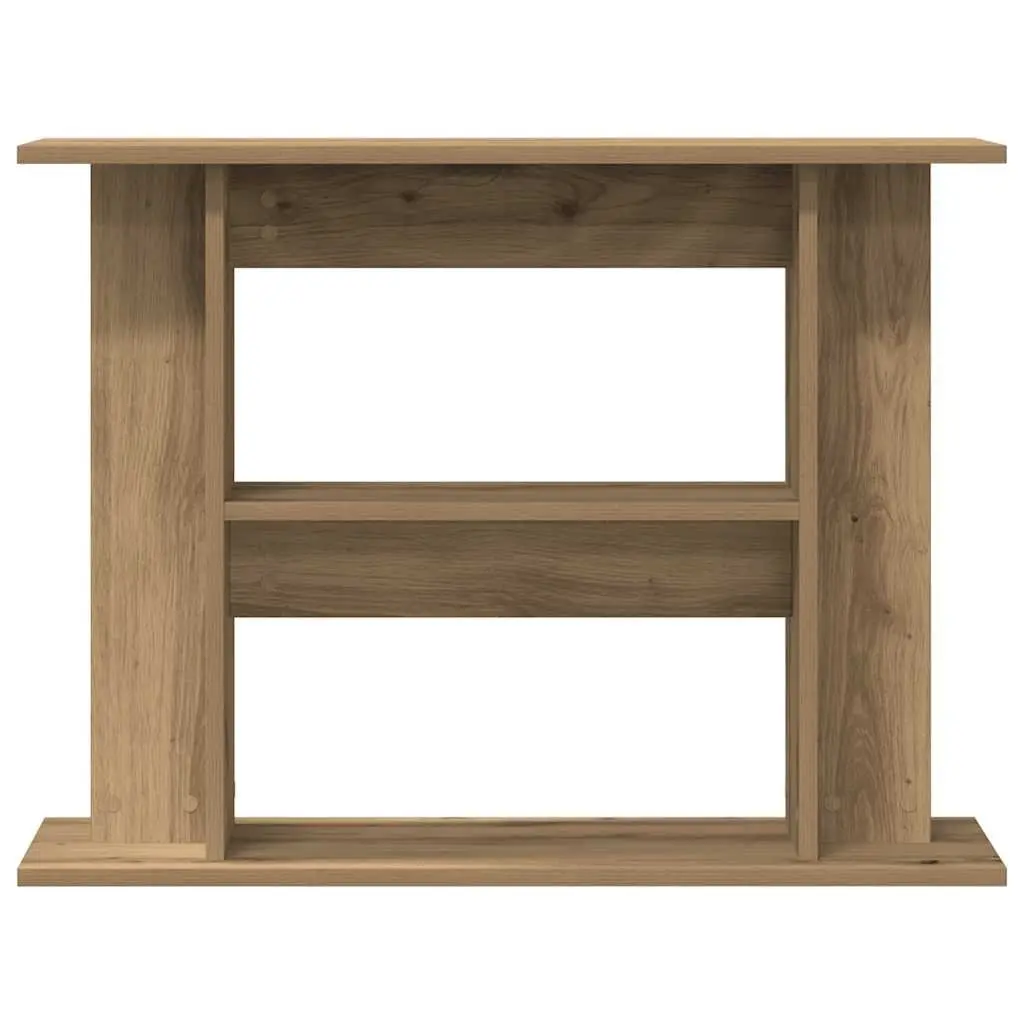 Aquarium Stand 80x35x60 cm Brown Engineered Wood 3 Tier Fish Tank Cabinet