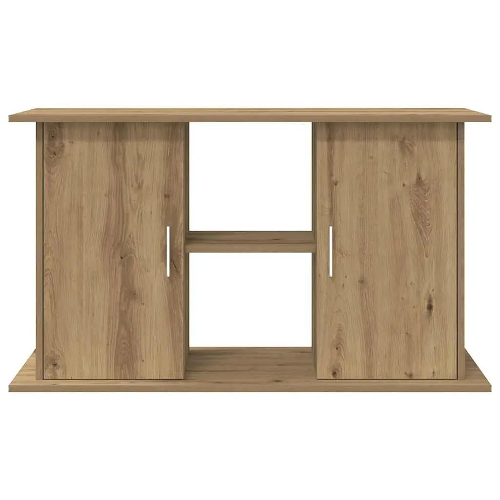 Aquarium Stand 3-Tier Fish Tank Display Cabinet Brown Engineered Wood