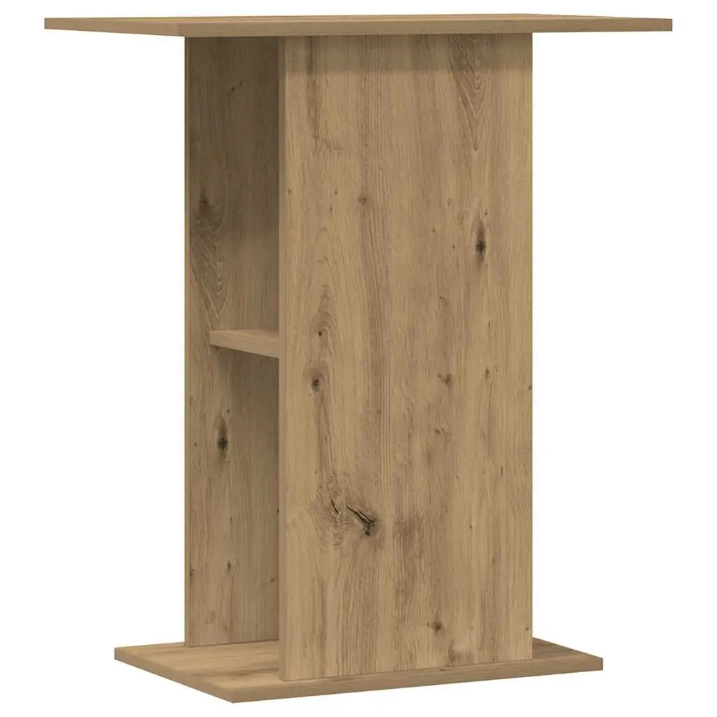 Engineered Wood Storage Cabinet Aquarium Stand Brown Fish Tank Display Furniture