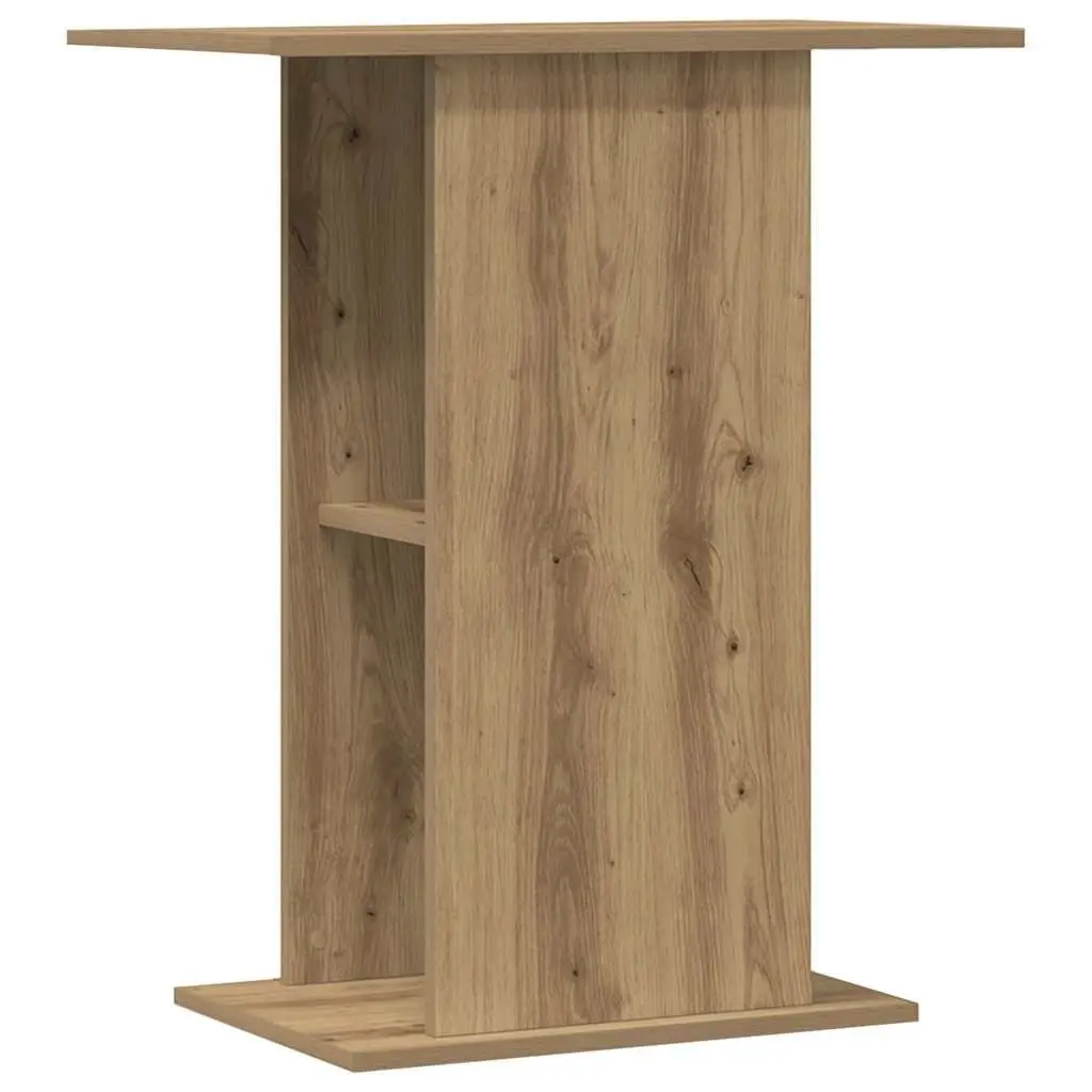 Engineered Wood Storage Cabinet Aquarium Stand Brown Fish Tank Display Furniture