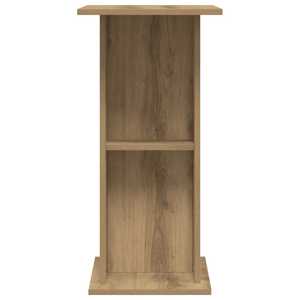 Engineered Wood Storage Cabinet Aquarium Stand Brown Fish Tank Display Furniture