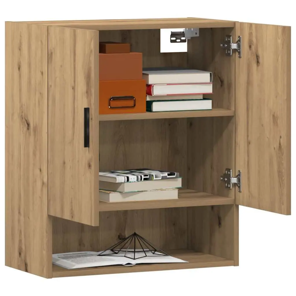Wall Cabinet Storage Home Organiser 60x31x70cm Brown