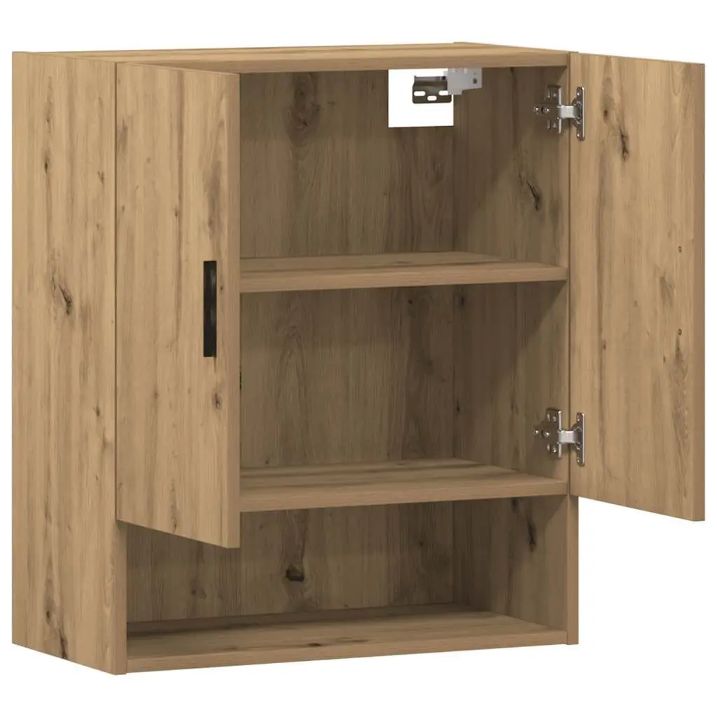 Wall Cabinet Storage Home Organiser 60x31x70cm Brown