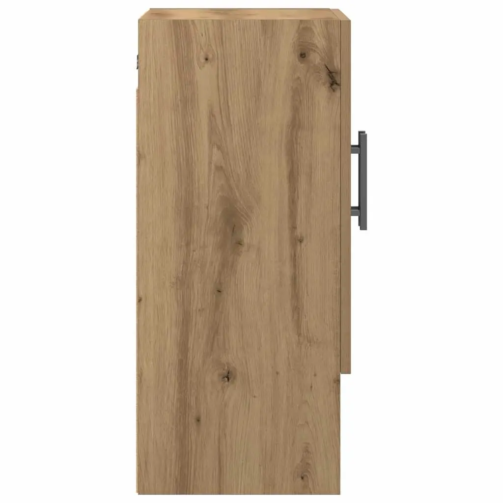 Wall Storage Cabinet Floating Organizer Engineered Wood Brown 60x31x70 cm