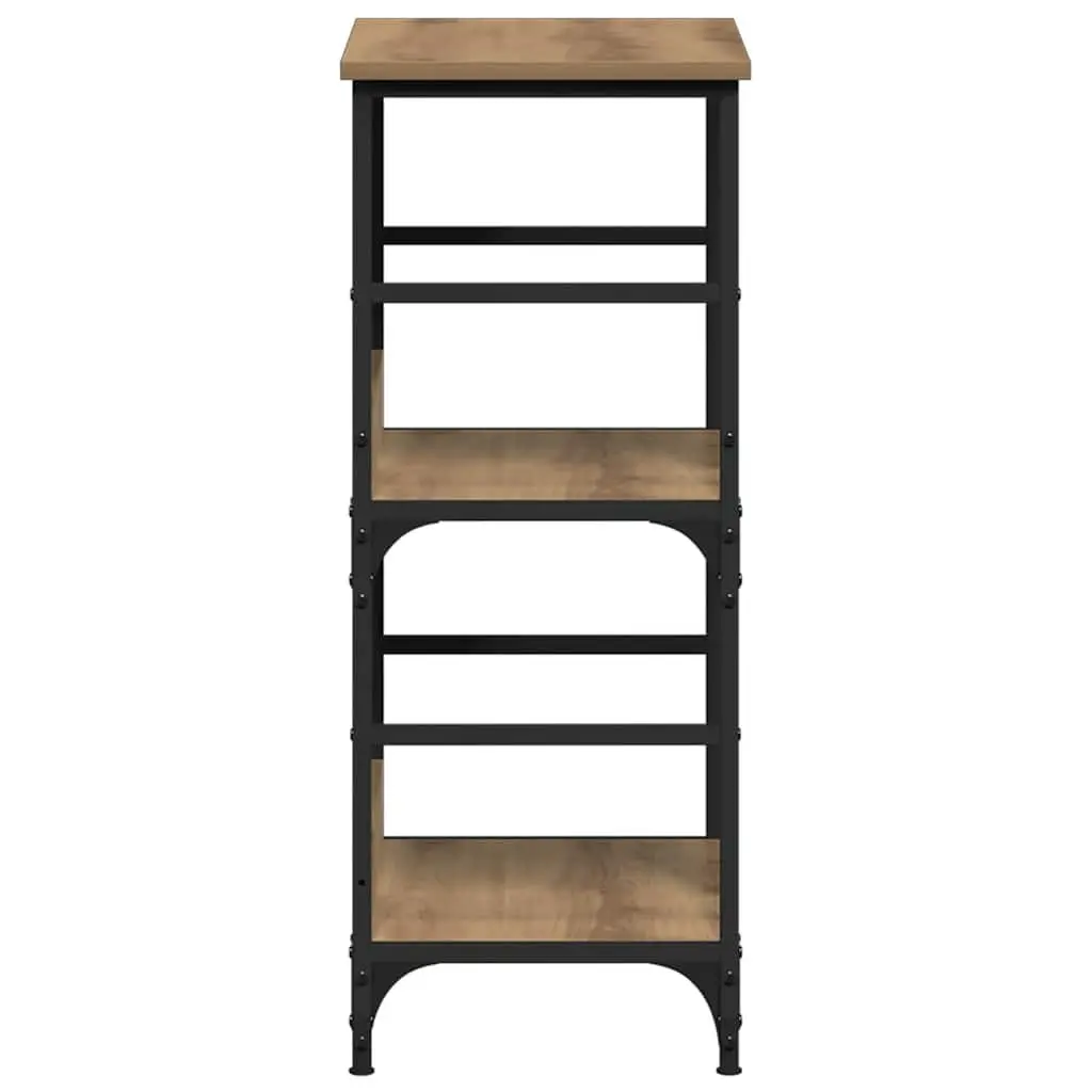 Brown Book Cabinet with Ample Storage Options