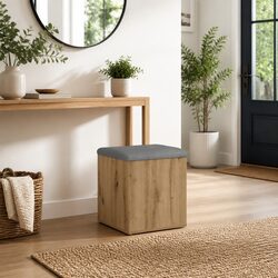 Value-Driven Storage Bench with Padded Seating