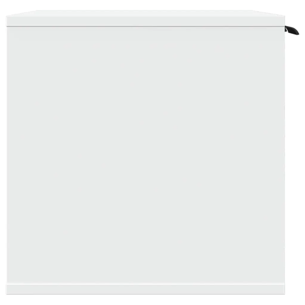 Cat Litter Box Enclosure Furniture Hidden Cabinet 80x50x45cm White