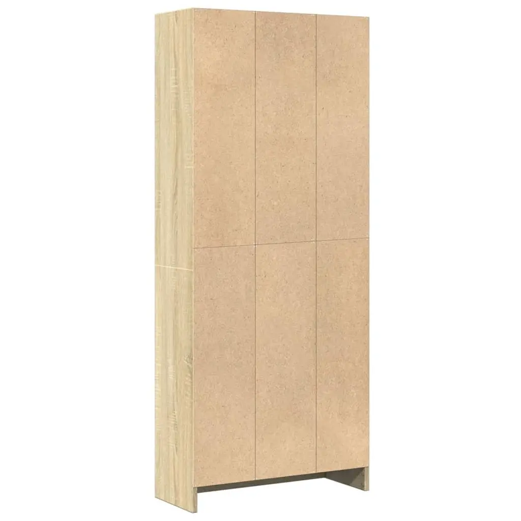 Brown Bookcase with Open Shelves